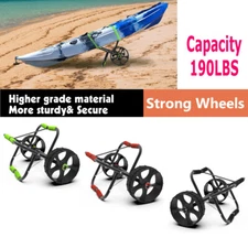 Kayak Canoe Boat Carrier Dolly Trailer Tote Trolley Transport Cart Wheel 3Colors