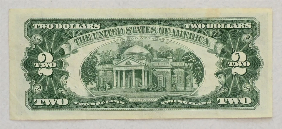 US 1963 United States Notes Small 2 Dollars US red seal note CH AU RC0663 combin - Image 2 of 2