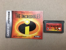 The Incredibles Game & Manual Nintendo Game Boy Advance, WS