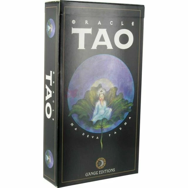 Gange Editions Oracle Tao Jeu de Cartes Divinatoires 64 Pièces - Noires