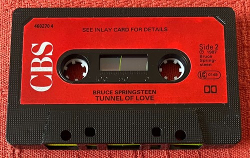BRUCE SPRINGSTEEN - UK CASSETTE TAPE - TUNNEL OF LOVE - Picture 2 of 6