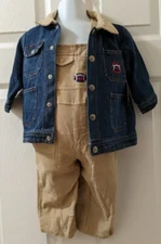 b.t. kids JACKET AND OVERALLS 2 PIECE SET NEW 12 MONTHS