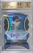 2012 Topps Chrome Dynamic Die-Cuts 7/25 Brett Lawrie BGS 9.5 GEM MINT Auto u2h
