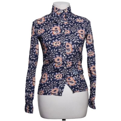 Cacharel, Hemd, Größe: 38, Blau/Mehrfarbig, Blumen, Damen #q72