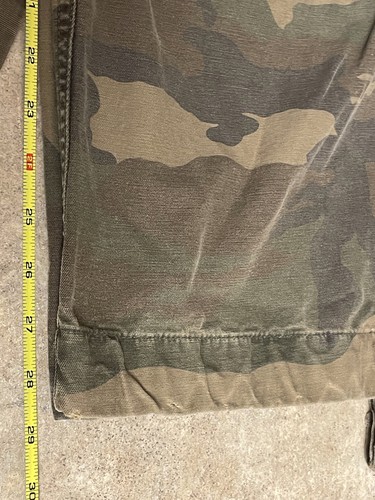Pantaloni cargo mimetici vintage Y2K Distressed Abercrombie & Fitch 30R - adatti a 30Wx29L - Foto 19 di 24