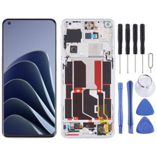 For OnePlus 10 Pro Original Display LCD Screen Touch Digitizer with Silver Frame