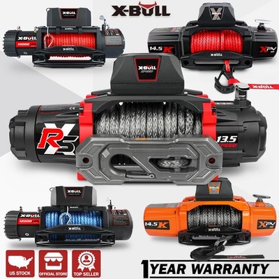 X-BULL Electric Winch 14500LBS 13000LBS 12000LB 12K Waterproof  Winch 12V 4WD
