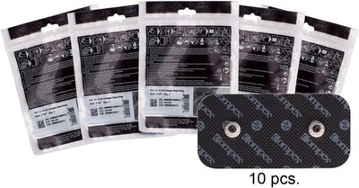 Compex Easy Snap Electrodes 2 x 4 Inch for Edge, 5 Count (Pack of 2) 