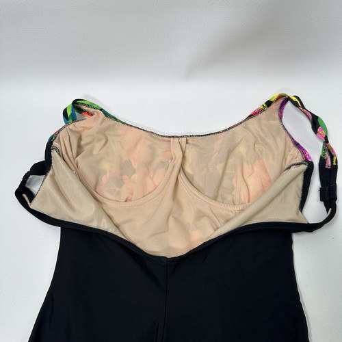 Vintage Carol Wior Slimsuit Swimsuit Women’s Size 16 One Piece Underwire Floral - Picture 9 of 16