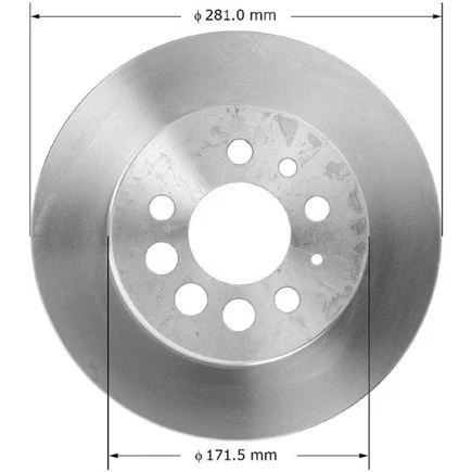 Rotor de freno Bendix PRT1199 Foto 3 de 4
