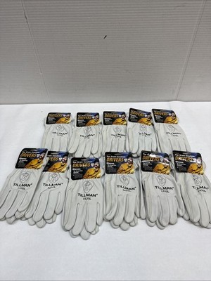 Tillman 1420L Top Grain Cowhide Drivers Gloves - L, Pack of (11 Pairs)