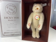 Steiff Teddy 407550 Dicky 25cm Excellent Condition Original Box