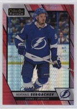 2023-24 O-Pee-Chee Platinum Red Prism 199/199 Mikhail Sergachev #69 08a0