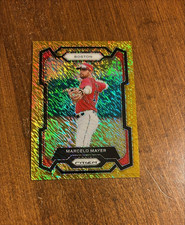 Marcelo Mayer 2024 Panini Prizm Gold Shimmer #174 Boston Red Sox 1/7