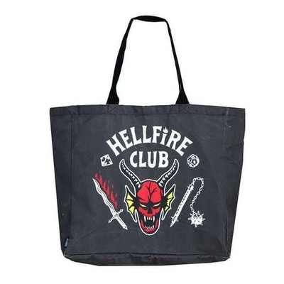 Einkaufstasche Stranger Things Schwarz 48 x 43 x 17 cm