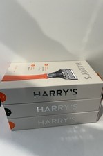 Harrys Men's Razor Blades 3 Boxes Refills  Handle Travel Cover