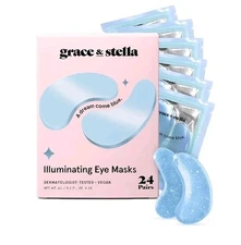 Grace & Stella Award Winning Under Eye Mask Reduce Dark Circles, Puffy Eyes, B11