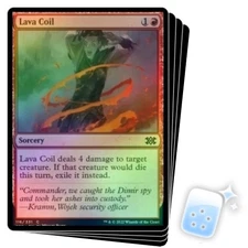 FOIL LAVA COIL X4 Double Masters 2022 Magic MTG MINT CARD