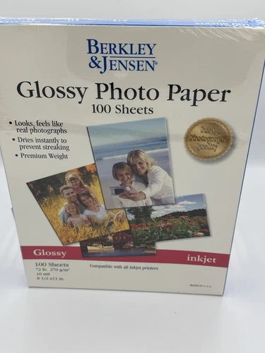 Ink Jet Photo Paper Glossy & Matte Mixed Lot 100 Total Sheet 72 Lb 10 Mil Paper