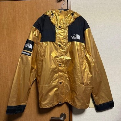 [Used] Supreme The North Face 18SS Metallic Mountain Parka Gold Size M
