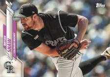 2020 Topps Colorado Rockies #COL-16 Bryan Shaw Colorado Rockies Baseball