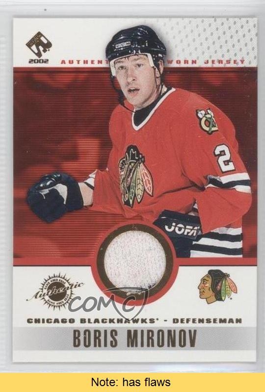 2001-02 Pacific Private Stock Game-Used Gear Boris Mironov #23 READ 0m0