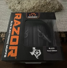 Walkers Razor Electronic Muff Texas Style - Black - New￼