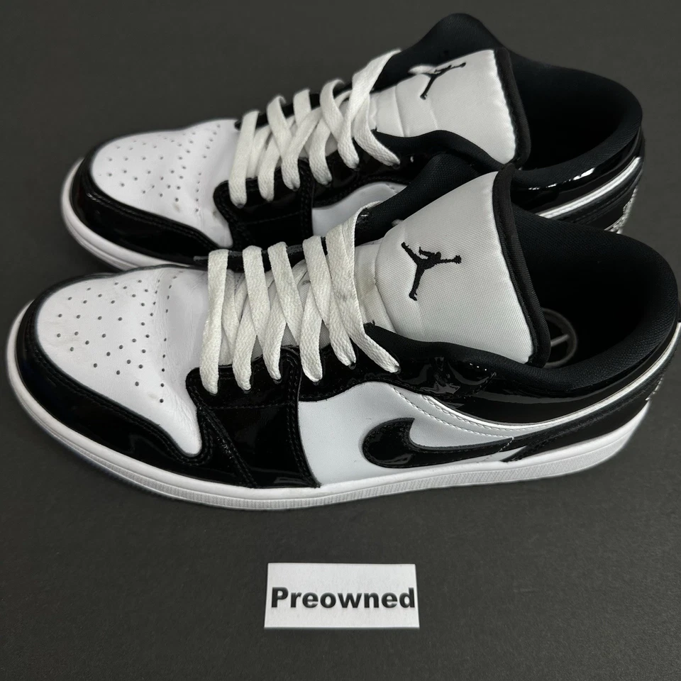Nike Air Jordan 1 Low SE Concord charol para hombre talla 9,5 usadas NBY Foto 2 de 4