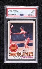 1977-78 Topps White Back Paul Westphal #10 PSA 9 MINT HOF 0e1c