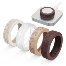 4 Pack Cute Floral Engraved S for 6/7/8 Starlight/Clear/Oat Milk/Mocha Brown
