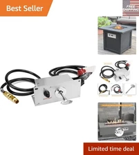 Essential All-in-One LP Fire Pit System: Electronic Igniter & Safety Components