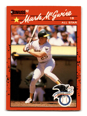 Mark McGwire ERR 1990 Donruss #697b Oakland Athletics Mint