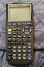 Texas Instruments TI-83 Handheld Graphing Calculator Tested & Working 