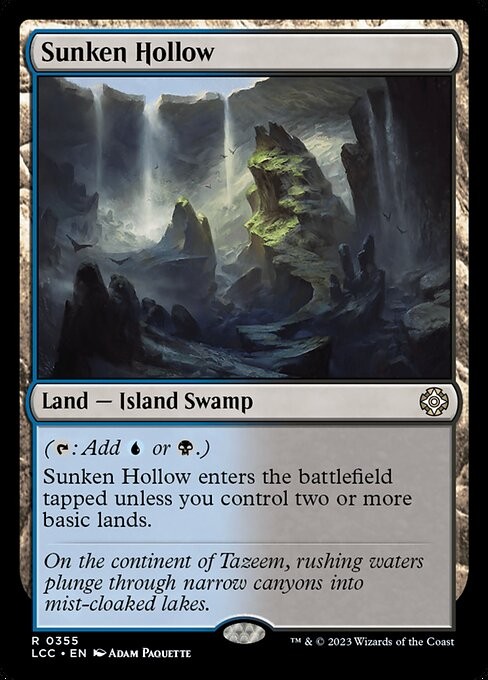 Sunken Hollow 355 R Normal LCC MTG NM