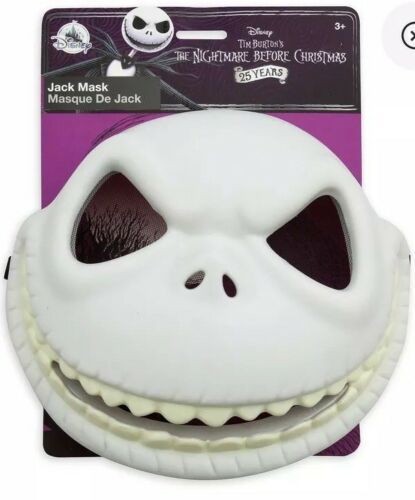 Máscara facial Jack Skellington 25 de Pesadilla antes de Navidad Disney Store