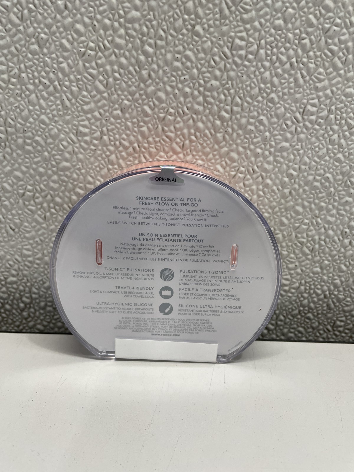 Foreo Luna 4 Go Facial Cleansing & Massage Device, Peach Perfect