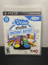 uDraw Studio Instant Artist PS3 PlayStation 3 Software Only Complete CIB Tested