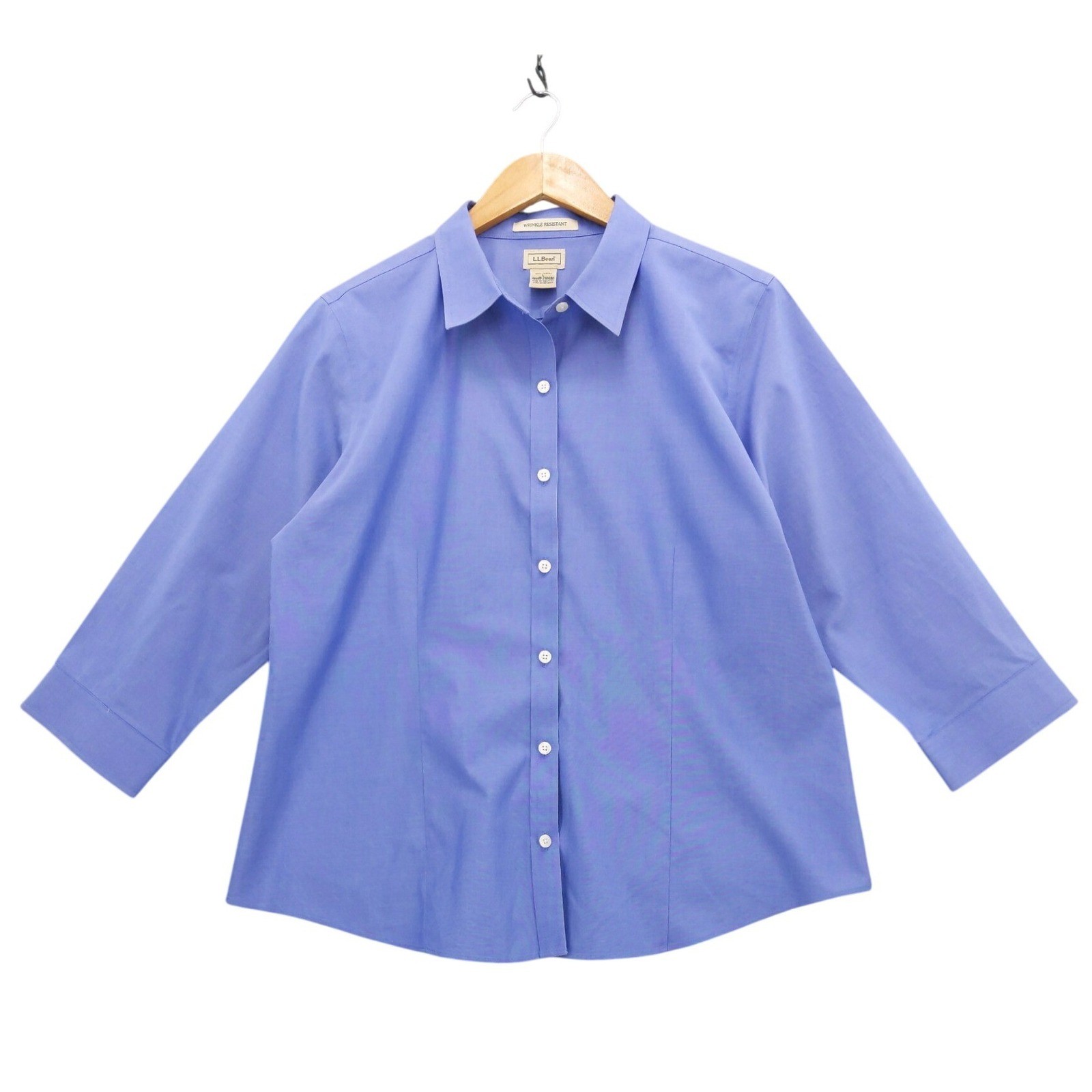 LL Bean Wrinkle Resistant Button Down Oxford Shir… - image 1