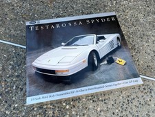 1/8 Pocher Ferrari Testarossa Spider Testors Rivarossi Die-cast - New, Unopened!