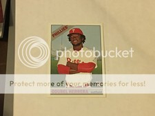 2015 Topps Heritage Odubel Herrera #666 Rookie Card. rookie card picture
