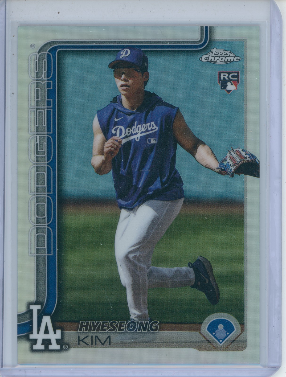 2025 Topps Chrome Update Hyeseong Kim PHOTO VARIATION RC ROOKIE #312 Dodgers