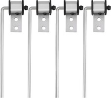 Universal Exhaust Hanger Rod Heavy-duty Stainless Steel Exhuast Pipe 4 PCS