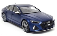 Gtspirit 1/18 - Audi RS7 Abt Sportline Matt Blue Metallic Resin Scale Model Car
