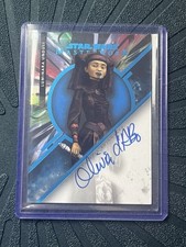 90/99 PACK FRESH OLIVIA D’ABO AS LUMINARA UNDULI STAR WARS MASTERWORK BLUE AUTO
