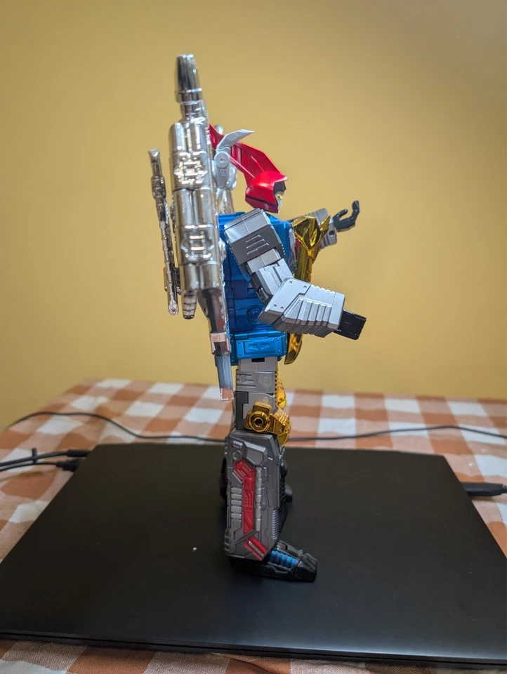 Gigapower GP HQ-05R Gaudenter Blue Cest Chrome Swoop Transformers Masterpiece - Immagine 3 di 4