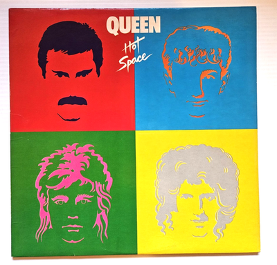 #ad Queen Hot Space VINYL 1982 LP 80s Pop Rock Bowie Under Pressure TESTED EX $24.99