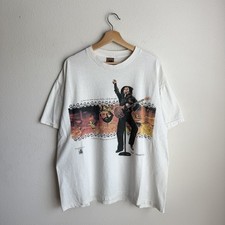 Vintage Bob Marley 1999 Double Sided Band T-Shirt Men XL White Graphic