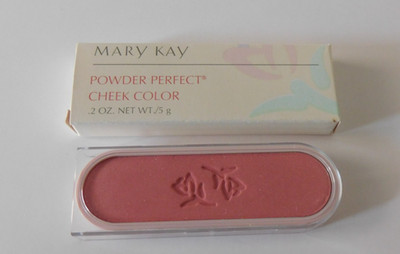 Mary Kay Powder Perfect Cheek Color #6214 Wild Rose Full Size .2 oz NOS
