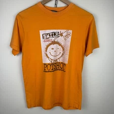 Small vintage 2000s orange Pot Shot "Smile" japanese punk ska