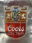 Vintage 1970s Coors Waterfall Shield Sign Insert Part Only